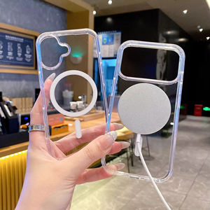 Factory Direct Transparent Clear <strong>Soft</strong> <strong>TPU</strong> Shockproof Magnetic Wireless Charging <strong>Case</strong> <strong>for</strong> iPhone 17 Air Pro Max Mobile Phone - Product Image 5