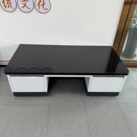 Table de laboratoire en acier haute température, design contemporain, pour écoles et hôpitaux, avec plan de travail en résine époxy, capacité de charge super robuste 3