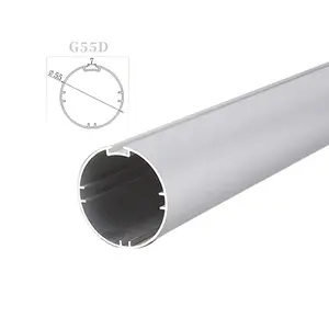 55MM उच्च गुणवत्ता एल्यूमीनियम ट्यूब sunroof स्मार्ट बिजली श्रृंखला रोलर अंधा कर रही है के लिए इस्तेमाल किया जा सकता है