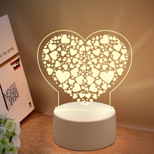 Lámpara TIGERGOODS 3D LED de Lujo <span class=keywords><strong>para</strong></span> Bebés, Lámpara Nocturna Acrílica Recargable por USB, Lámpara Decorativa <span class=keywords><strong>para</strong></span> Habitación, Regalo <span class=keywords><strong>para</strong></span> el Día de la Madre <span class=keywords><strong>2023</strong></span> - Product Image 2