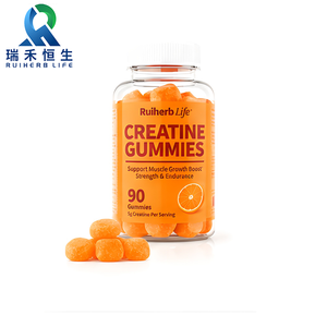 Créatine monohydrate RH Premium, gommes à mâcher, 2500 mg par portion, sans sucre, certifiée Halal, 60 gommes par bouteille, complément alimentaire - Product Image 3