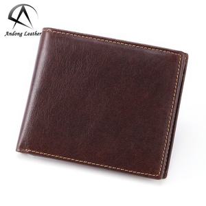 กระเป๋าสตางค์ใบสั้นสำหรับผู้ชายหนังวัวแท้แฟชั่นธุรกิจ - Product Image 1