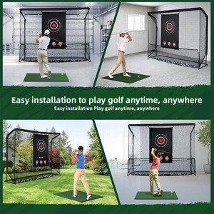 Efunist 10x7ft Filet de frappe de <span class=keywords><strong>golf</strong></span> anti-réflexion en polyester pour entraînement de swing/chipping, pour les amateurs de putting, <span class=keywords><strong>Flex</strong></span> - Product Image 4