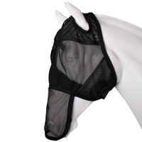 Masque anti-mouches avec oreilles, équipement équestre, anti-moustiques, vêtements pour chevaux, décoration personnalisable