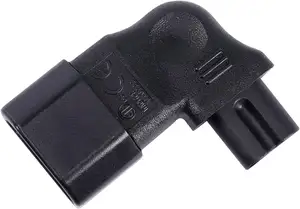 IEC 320 C14 Steckdose zu C7 Stecker Wechselstromkonverter Steckverbinder Adapter