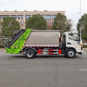 Camion compacteur de déchets arrière JAC 4X2 pour la collecte des déchets municipaux et les services environnementaux urbains - Product Image 5