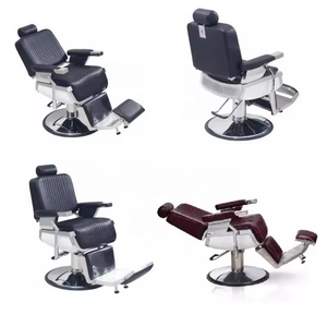 Sillón de Barbería Reclinable de Cuero SW Belmont con Función de Masaje para Salón o Muebles de Hogar/Hotel - Product Image 6