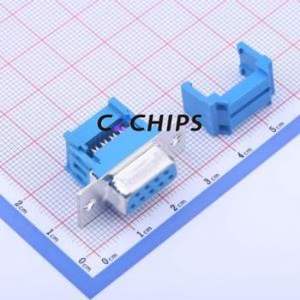 X0809FT7BL1 D-Sub/VGA Connector Connector ( Connector Type: Standard D-Sub )( Gender: Female )( Total Number of PINs: 9P ) - Product Image 1