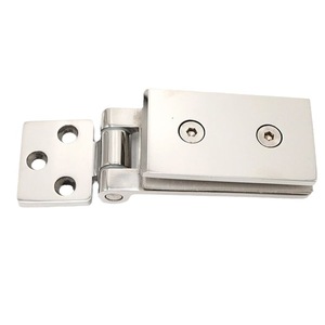 Clip de Fijación para Puerta de Ducha sin Marco, Rectangular, de Acero Inoxidable, con Superficie de Espejo Brillante, Modelo F 4001 - Product Image 4