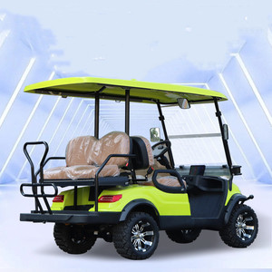 Voiturette de golf 2+2 places fabriquée en Chine, homologuée CE, vitesse 30-50 km/h, autonomie 90 km, voiturette de golf économique, voiturette de golf fabriquée en Chine, électrique - Product Image 4