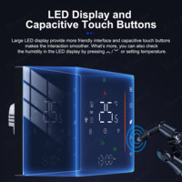 Valve de radiateur intelligente YDD Alexa Google Home Wifi Smart Tuya Zigbee, thermostat intelligent pour chauffage au sol électrique