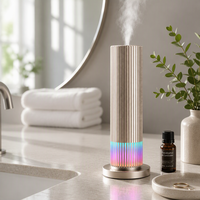 Diffuseur d'arômes sans eau à commande à distance, design élégant, 7 couleurs, aromathérapie à domicile, huiles essentielles, diffuseur d'arômes en forme de tour