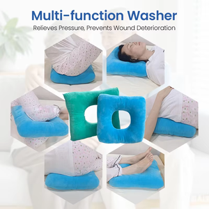 Cuscino Aiwecare per Prevenzione Piaghe <span class=keywords><strong>da</strong></span> <span class=keywords><strong>Decubito</strong></span>, Traspirante, a Forma di <span class=keywords><strong>Ciambella</strong></span>, per Anziani - Product Image 3