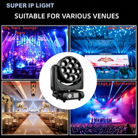 12x40W Big Bee Eye Wash Moving Head Zoom Luces LED para DJ, Club y Escenario, Luz LED Móvil Wash