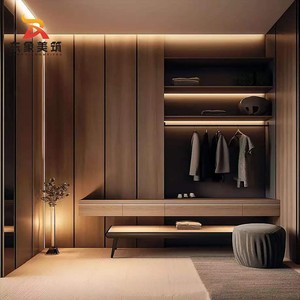 Sistema de Armario Moderno y Minimalista que Ahorra Espacio, Adecuado para el Interior del Dormitorio de un Apartamento Familiar Pequeño - Product Image 1