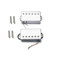 Captadores de guitarra humbucker, alta qualidade, cromado, seis cordas, bobina dupla, humbucker