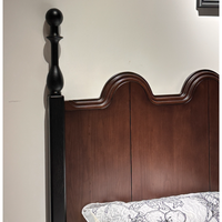 Yu Si Ke Neues Mid-Century Modern Massivholz Doppelbett Weiches Bett Langlebig Komfortabel Weißes Wachsholz Schlafzimmer