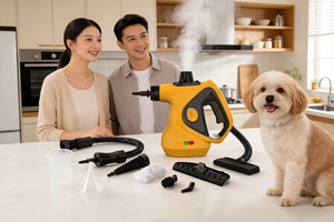 Limpiador a Vapor Eléctrico Portátil para Uso Doméstico, 1200W, 10 Minutos de Autonomía - Product Image 4