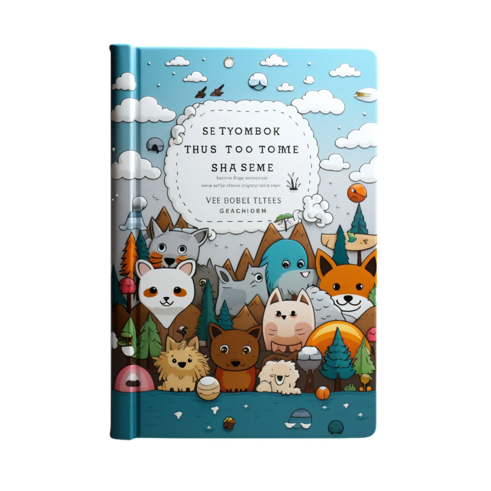 High Quality Children Hard Cover Books Printing The Contents Can Be Written Down In A Note Book