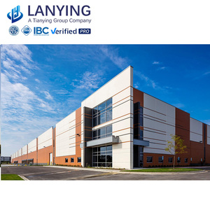 Không gian lớn prefab kim loại xây dựng chất lượng cao đúc sẵn hội thảo với màu thép tấm kết cấu thép kho - Product Image 4