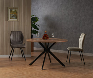 Patio Rotondo <span class=keywords><strong>Tavolo</strong></span> Da Pranzo Set Tavoli <span class=keywords><strong>E</strong></span> <span class=keywords><strong>Sedie</strong></span> Francese Camera in Stile Morden Bianco A Buon Mercato Designer di Legno - Product Image 4
