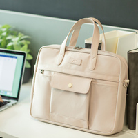 Sacs d'ordinateur personnalisés avec logo pour femmes, 14/15,6 pouces, imperméables, bandoulière, pour le bureau, les voyages, vente en gros