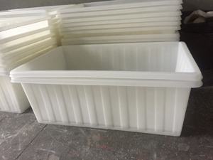 Baquets de stockage rectangulaires en plastique de grands conteneurs de prix bon marché de fournisseur <span class=keywords><strong>original</strong></span> - Product Image 6