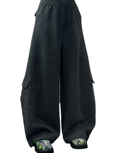 Pantalones Casuales Holgados de Otoño para Mujer, Diseño de Marca Moderno, Anti-Pilling, Transpirables, con Estilo para la Calle - Product Image 1