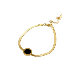 Women Stainless Steel <b>Bracelet</b> Set Gold Tone Adjustable Chain Heart <b>Crystal</b> Minimalist Jewelry for Women - Product Image 5