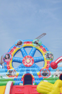 Castillo Inflable <span class=keywords><strong>de</strong></span> Estilo Carnaval para Parque <span class=keywords><strong>de</strong></span> Diversiones, Diseño 2026, Material PVC <span class=keywords><strong>de</strong></span> 0.55mm, con Soplador, Capacidad >500KG - Product Image 6