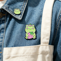 Artisanat métallique, badges d'animaux de dessin animé sur mesure, vente en gros, épingles à chapeau, épingles à revers, chats, plaqué or, émail doux et dur, épingles de grenouille pour vêtements