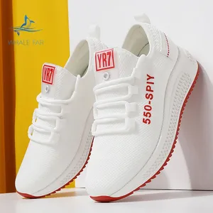 Nieuwkomers Goedkope Mode Vrijetijdsschoenen Dames Dames Platte Schoenen Vrouwen Sportschoenen Witte Hardloopsneakers Voor Dames