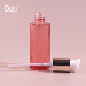 30ml 50ml 100ml Cylindre Rose Bleu Cristal Verre Transparent avec Métal et Plastique Pompe à Lotion pour Lotion Sérum et Crème Solaire - Product Image 4