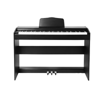 Hochwertiges 88-Tasten Digitalpiano mit Kopfhörerbuchse, Leistungsstarkes Keyboard, Kunststoffkonstruktion, 700 Rhythmen