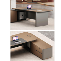 Meubles de luxe, meubles en bois modernes, meubles de bureau commerciaux, table de direction, bureau moderne, bureaux de PDG, bureau en forme de L