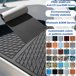 Suelo de Madera Artificial <span class=keywords><strong>para</strong></span> <span class=keywords><strong>Barcos</strong></span> y Yates, Estilo Moderno Personalizado, Resistente a los Rayos UV, Impermeable, Antideslizante, de EVA Cepillado, Tipo Clic - Product Image 2