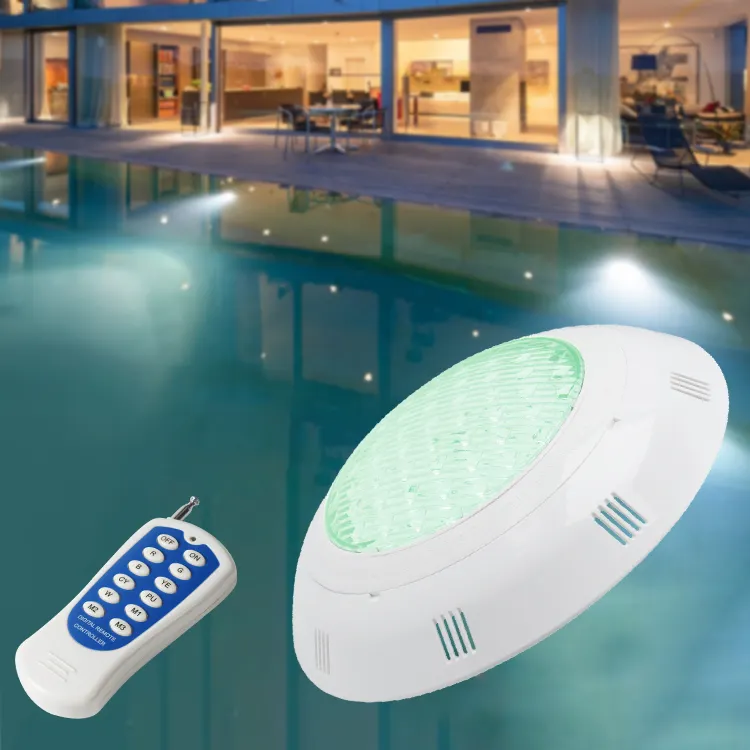 Lampu kolam renang Led tahan air Rgb, lampu kolam renang daya tinggi Ac 12v 9w Ip68 dapat diredupkan