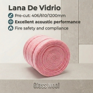 <span class=keywords><strong>Laine</strong></span> <span class=keywords><strong>de</strong></span> verre pré-découpée 40 mm, classe A1 R94 EN13501, pour chambre, cuisine, entrepôt – Amérique du Sud - Product Image 2