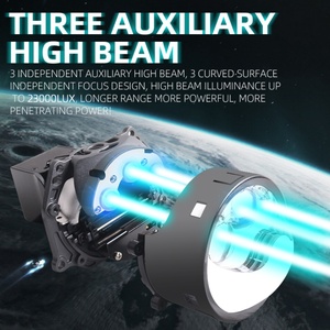 เลนส์ไฟหน้ารถยนต์แบบ Bi-LED สำหรับ Toyota RAV4 A13MAX ขนาด 3 นิ้ว โปรเจคเตอร์เลนส์ LED ไฟหน้ารถยนต์ LED 80w โปรเจคเตอร์เลนส์ LED อเนกประสงค์สำหรับรถยนต์ - Product Image 4