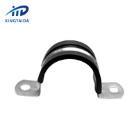 Ventes directes du fabricant chinois Pinces de type U avec caoutchouc de différentes tailles Colliers de serrage revêtus de caoutchouc
