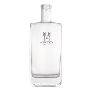 Bespoke 700 ml 750ml hình chữ nhật Glass Whiskey Vodka Tequila chai 500ml Rỗng phẳng chai rượu với nút chai Màn hình in ấn - Product Image 1