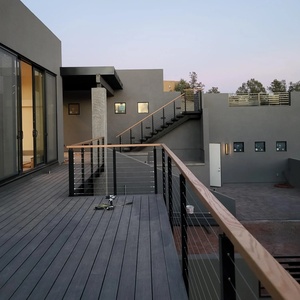 Système de <span class=keywords><strong>balustrade</strong></span> en aluminium moderne pour <span class=keywords><strong>terrasse</strong></span>, balcon, escalier et villa, revêtement de sol extérieur ou montage latéral - Product Image 3