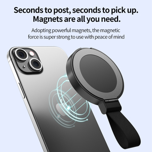 Gadgets electrónicos Soporte de anillo plegable Cargador inalámbrico magnético de 15W para <span class=keywords><strong>Iphone</strong></span> 15 14 13 <span class=keywords><strong>12</strong></span> - Product Image 6