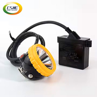 Lampe de mineur LED à grande capacité de batterie, anti-explosion, étanche, avec chargeur pour mine souterraine