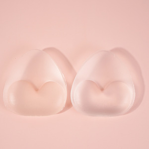 Nhỏ trong suốt Silicone vú Pad Áo ngực chèn dày không thấm nước màu da vô hình hiển thị sexy cho áo ngực bikini áo tắm - Product Image 5