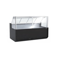 Vitrine froide commerciale Deli Restaurant réfrigérateur vitré Vertical affichage aliments chauds viande réfrigérateur en verre