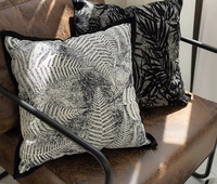Coussins décoratifs haut de gamme italiens de luxe, ergonomiques, résistants, 100 % polyester, légers, amovibles, lavables et personnalisables