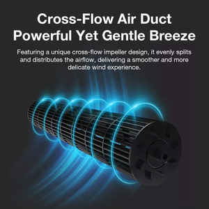 <span class=keywords><strong>Ventilateur</strong></span> tour <span class=keywords><strong>silencieux</strong></span> intelligent <span class=keywords><strong>sans</strong></span> <span class=keywords><strong>pales</strong></span> avec LED, télécommande, pour l'été, à poser au sol - Product Image 3