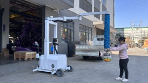 Bomba de Vacío Móvil Plegable con Brazo Ajustable Certificada por CE <span class=keywords><strong>Cowest</strong></span> para Aplicaciones de Paletización de Bolsas/Empaques, 100 kg - Product Image 3