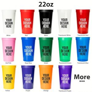 Gobelets de stade en plastique personnalisés avec logo pour la publicité promotionnelle – Vaisselle de qualité - Product Image 3